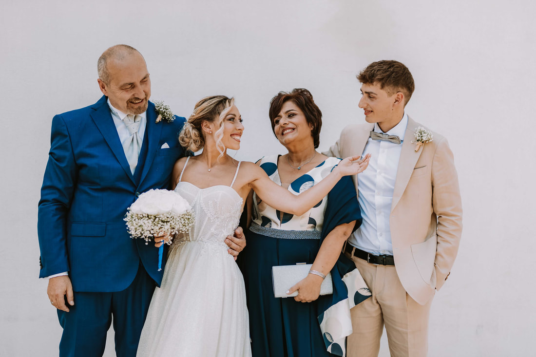 Legami familiari: la famiglia della sposa matteo picarella fotografo