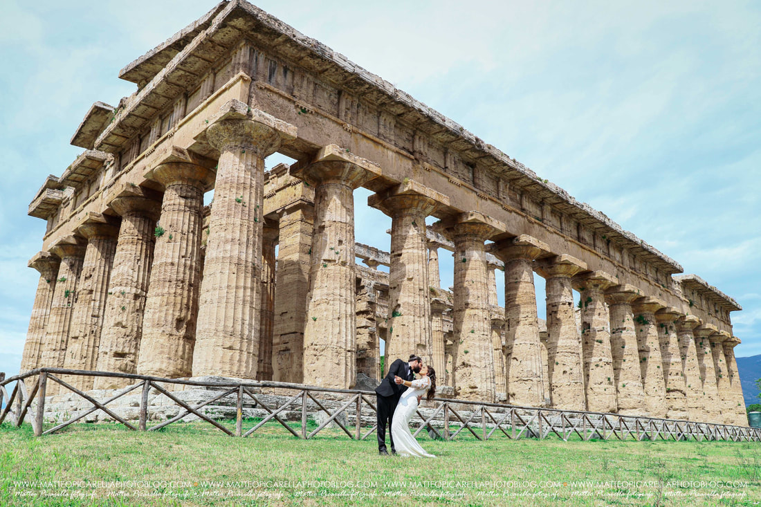 Matteo Picarella fotografo di matrimonio Salerno  templi Paestum