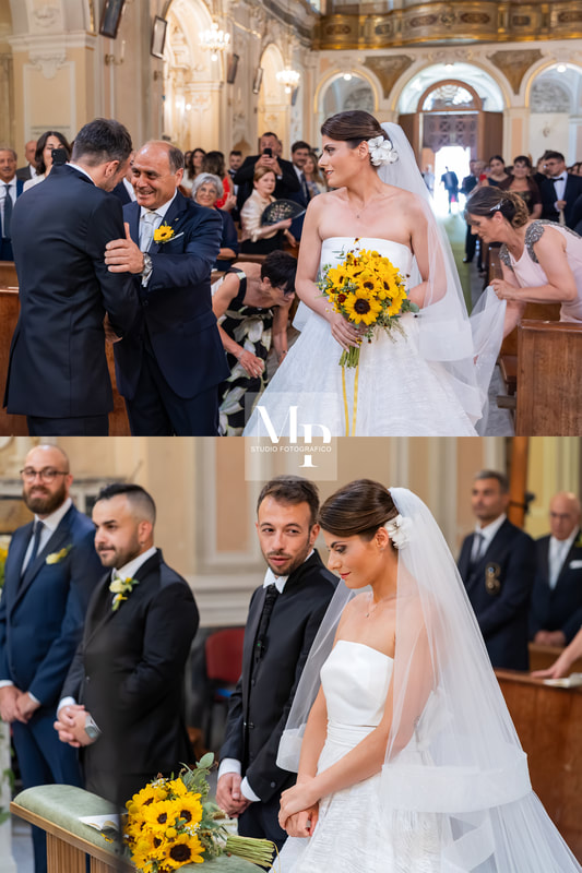 Stile e grazia: la sposa mostra il suo bellissimo bouquet di fiori matteo picarella fotografo