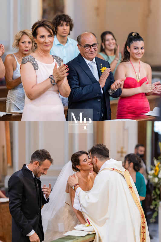 sposa e sposo all'altare matteo picarella fotografo