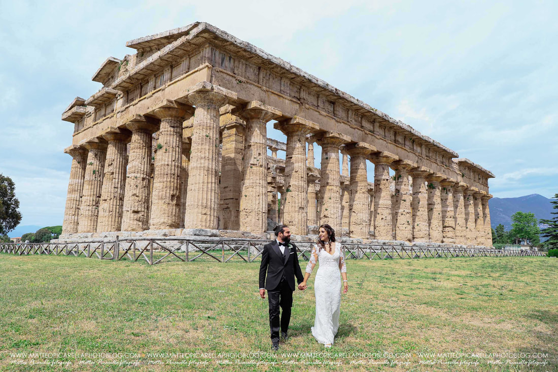 Matteo Picarella fotografo di matrimonio Salerno  templi Paestum Nettuno